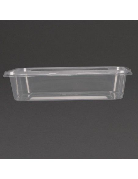 Petites boîtes en plastique micro-ondables avec couvercles Fiesta Recyclable 500ml (lot de 250)