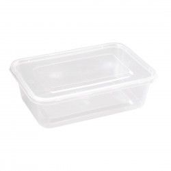Boîtes moyennes en plastique micro-ondables avec couvercles Fiesta Recyclable 650ml (lot de 250) 2