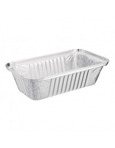 Barquettes et couvercles aluminium Nisbets Essentials 250 ml (lot de 50)
