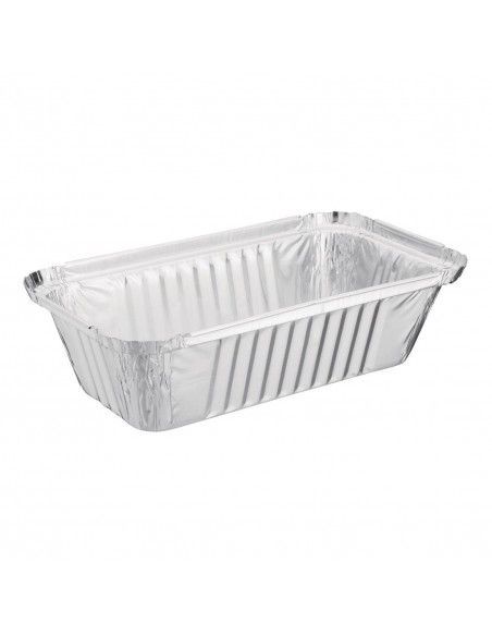 Barquettes et couvercles aluminium Nisbets Essentials 250 ml (lot de 50)