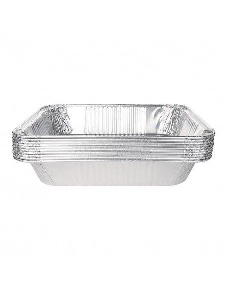 Barquettes et couvercles aluminium Nisbets Essentials 250 ml (lot de 50)