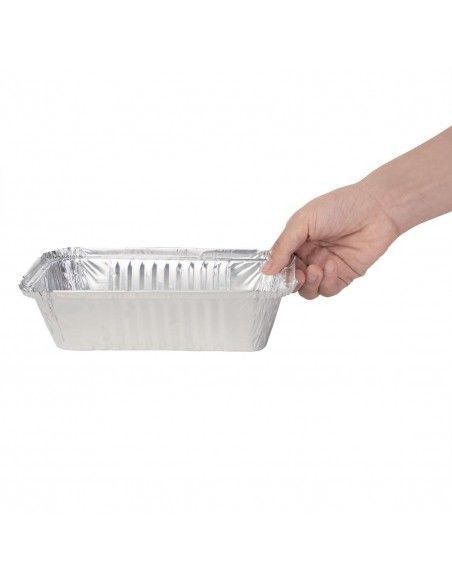 Barquettes et couvercles aluminium Nisbets Essentials 250 ml (lot de 50)