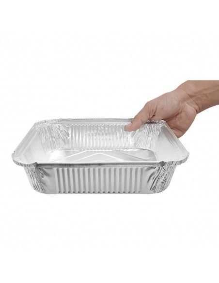 Barquettes en aluminium Fiesta Recyclable 2,1L (lot de 200)