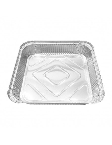 Barquettes en aluminium peu profondes Fiesta Recyclable 1,58L (lot de 1000)