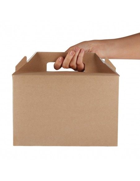 Grandes boîtes à emporter kraft recyclables Colpac (lot de 125)