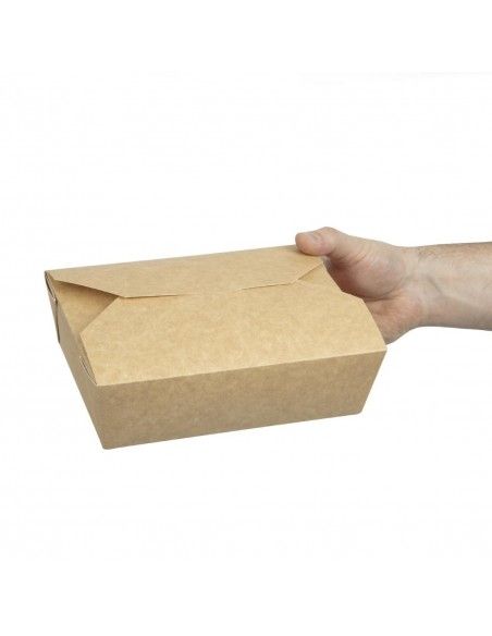 Boîtes kraft micro-ondables recyclables Colpac 1950ml (lot de 200)