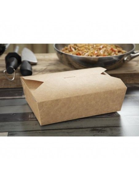 Boîtes kraft micro-ondables recyclables Colpac 1950ml (lot de 200)