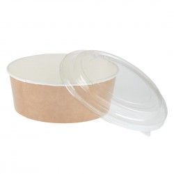 Pots alimentaires kraft recyclables avec couvercles Colpac 1300ml (lot de 150) 2