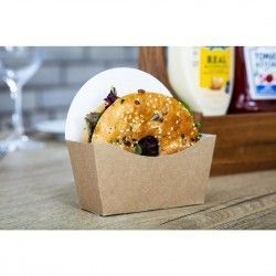 Etuis à bagel kraft compostables Colpac (lot de 1000) 2