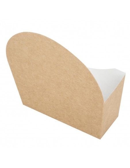 Etuis à bagel kraft compostables Colpac (lot de 1000)