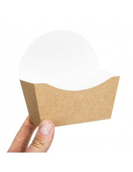 Etuis à bagel kraft compostables Colpac (lot de 1000)
