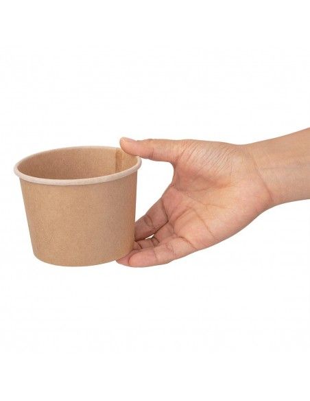 Pots à soupe compostables en PLA Fiesta Compostable 98 mm - 34 cl (x500)