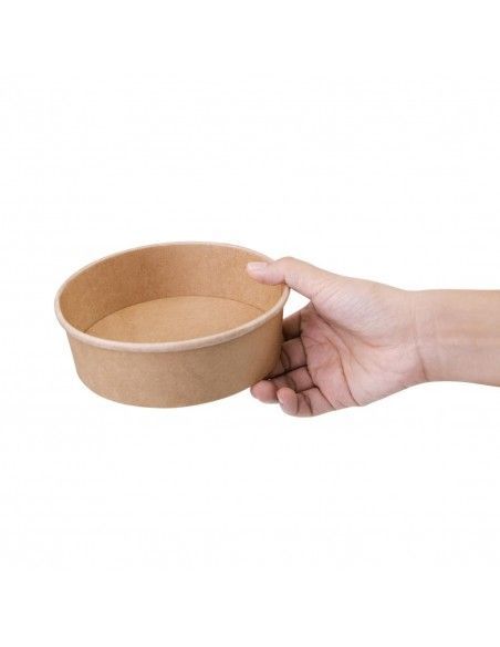Bols salade kraft ronds Fiesta Compostable 50 cl (Lot de 300)