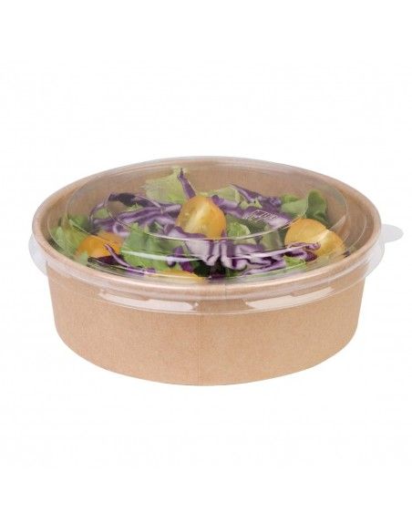 Bols salade kraft ronds Fiesta Compostable 50 cl (Lot de 300)