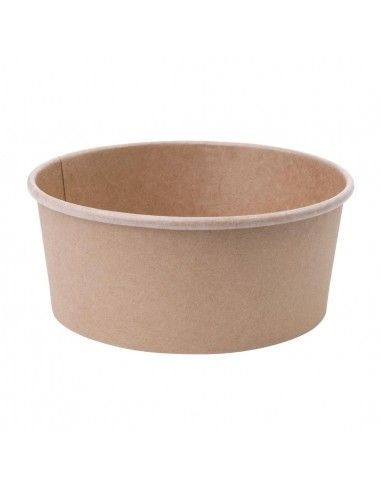 Bols salade kraft ronds Fiesta Compostable 75 cl (Lot de 300)