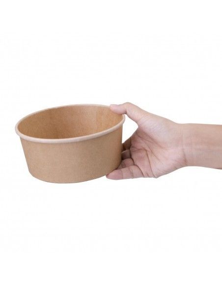 Bols salade kraft ronds Fiesta Compostable 75 cl (Lot de 300)