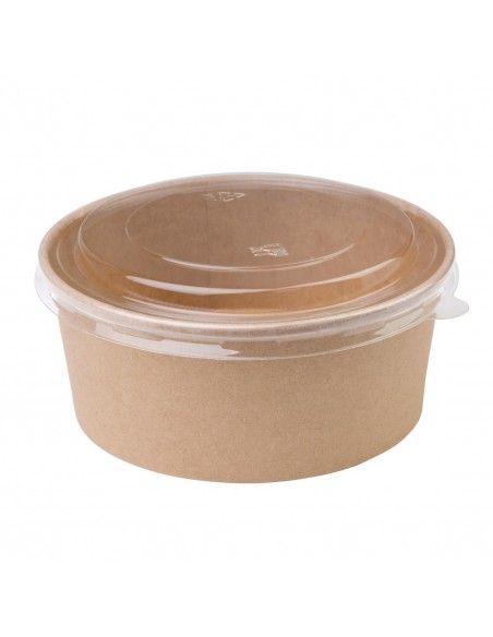 Bols salade kraft ronds Fiesta Compostable 75 cl (Lot de 300)