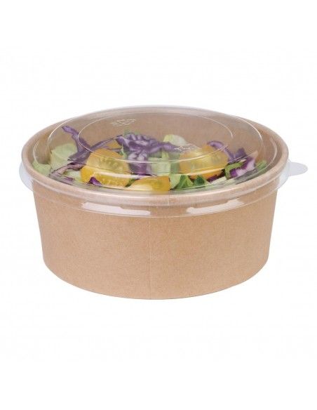 Bols salade kraft ronds Fiesta Compostable 75 cl (Lot de 300)