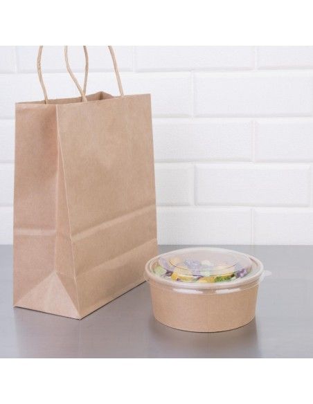 Bols salade kraft ronds Fiesta Compostable 75 cl (Lot de 300)