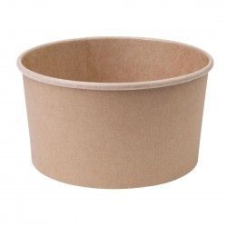 Bols salade kraft ronds Fiesta Compostable 1 L (Lot de 300)