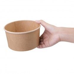 Bols salade kraft ronds Fiesta Compostable 1 L (Lot de 300) 2