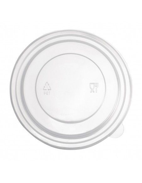 Couvercles PET Fiesta Recyclable pour bols salade ronds FB196 FB197 FB198 (Lot de 300)