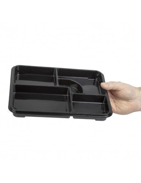 Plateaux repas recyclables Bento Faerch 263 x 201 mm (lot de 90)
