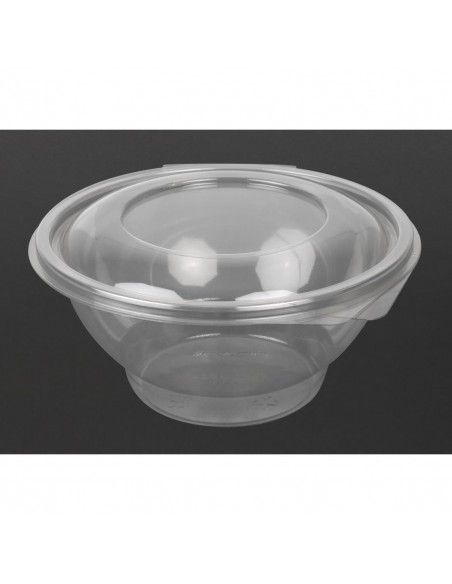 Bols à salade recyclables avec couvercle Contour Faerch 1000ml (lot de 200)