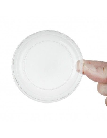 Couvercles PET recyclables 95mm pour pots de 227ml, 340ml et 454ml Faerch OHCO (lot de 1800)