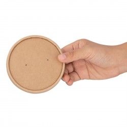 Couvercles en papier pour pots à soupe Fiesta Compostable 98mm (lot de 500) 2
