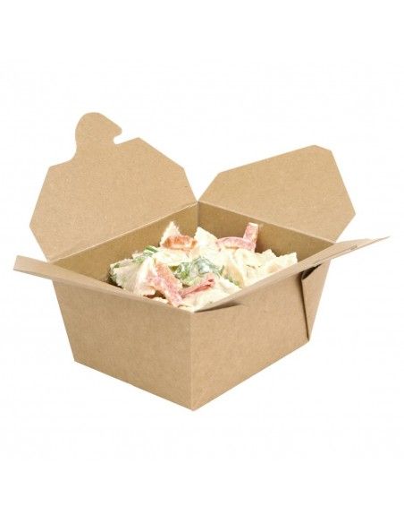 Boîtes alimentaires en carton compostables Fiesta Compostable 600ml (lot de 200)