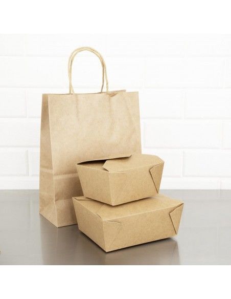 Boîtes alimentaires en carton compostables Fiesta Compostable 600ml (lot de 200)