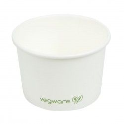 Pots pour aliments chauds compostables Vegware 110ml (Lot de 1000) 2