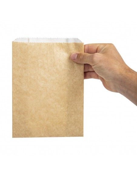 Sacs snack chaud compostables Vegware 229 x 165mm (Lot de 500)