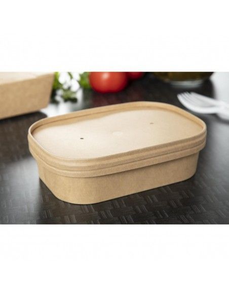 Barquettes alimentaires micro-ondables recyclables Colpac Stagione 500ml (lot de 300)
