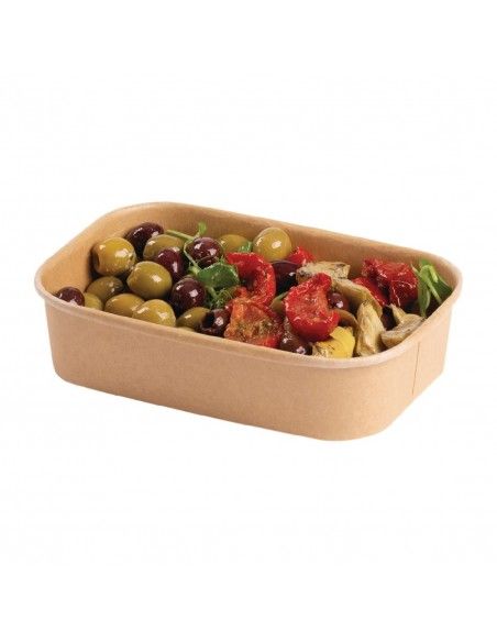 Barquettes alimentaires micro-ondables recyclables Colpac Stagione 500ml (lot de 300)