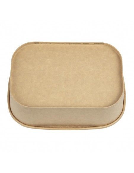 Barquettes alimentaires micro-ondables recyclables Colpac Stagione 750ml (lot de 300)