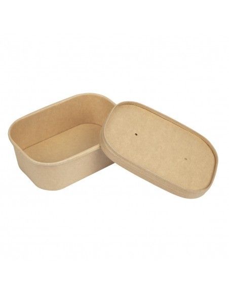 Barquettes alimentaires micro-ondables recyclables Colpac Stagione 750ml (lot de 300)