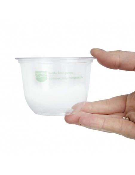 Pots Deli en PLA compostables série 96 Vegware 284ml (lot de 1000)