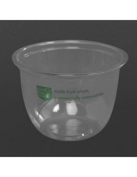 Pots Deli en PLA compostables série 96 Vegware 284ml (lot de 1000)