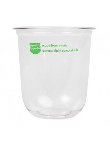 Pots Deli en PLA compostables série 96 Vegware 454ml (lot de 1000)