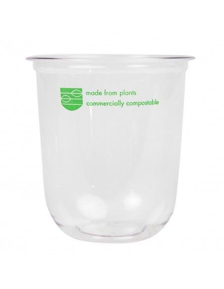 Pots Deli en PLA compostables série 96 Vegware 454ml (lot de 1000)
