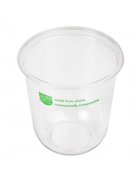 Pots Deli en PLA compostables série 96 Vegware 454ml (lot de 1000)
