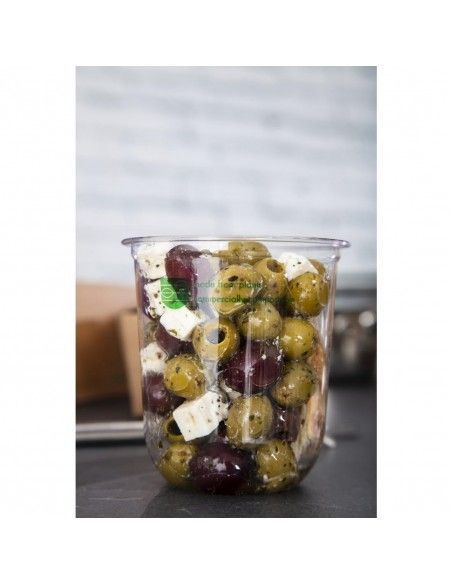 Pots Deli en PLA compostables série 96 Vegware 454ml (lot de 1000)