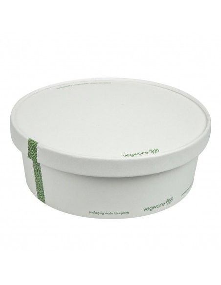 Bols alimentaires en carton doublé PLA série 185 Vegware 910 ml (lot de 300)