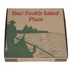 Boîtes à pizza imprimées compostables 311mm (lot de 100) 2