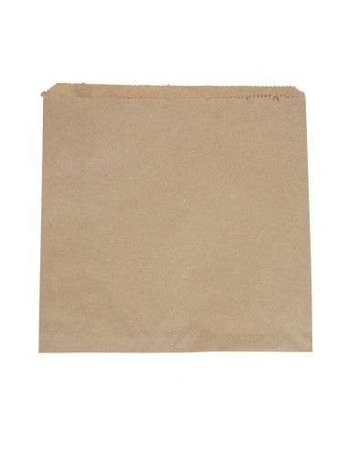 Sachets sandwich compostables en kraft recyclé Vegware (Lot de 1000)