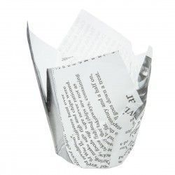 Cornets à frites antigraisse motif papier journal (lot de 1100) 2