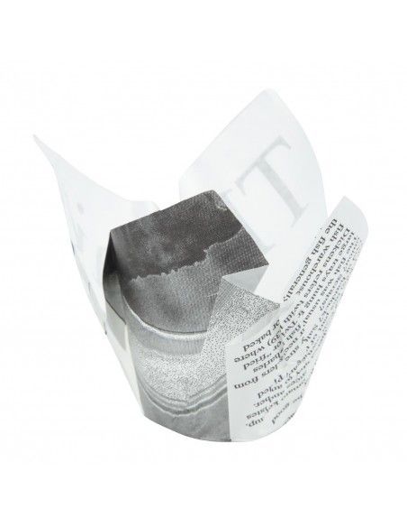 Cornets à frites antigraisse motif papier journal (lot de 1100)