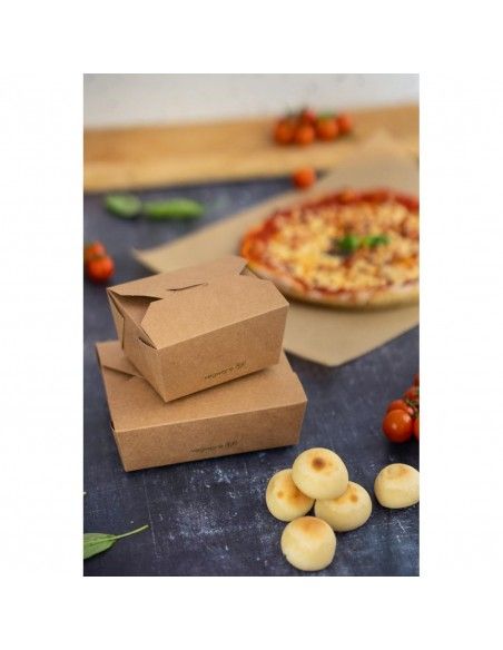 Cartons alimentaires compostables No5 Vegware 1,05L (lot de 150)